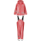 ZigZag Sylvia Glitter PU Regenjacke + Regenhose Set Kinder 4015 - diva pink 2 (92)