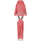 ZigZag Sylvia Glitter PU Regenjacke + Regenhose Set Kinder 4015 - diva pink 2 (92)