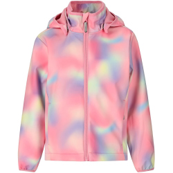 ZigZag Onetwo Printed Softshelljacke Kinder 4391 - begonia pink 3 (98)