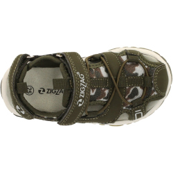 ZigZag Jugoe Closed Leuchtsandalen Kinder 3038 - olive night 29