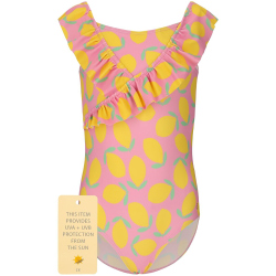 ZigZag Tropical Badeanzug Mädchen 3785 - print lemon...