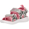 ZigZag Flouer Leuchtsandalen Kinder 4319 - silver pink 24
