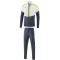 erima Squad Trainingsanzug white/slate grey/bio lime 128