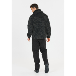 Weather Report Delton AWG Allover Print Allwetterjacke Herren 1001B - black S