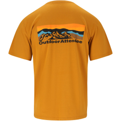 Whistler Saloma Outdoor T-Shirt Herren 5101 - buckthorn brown M