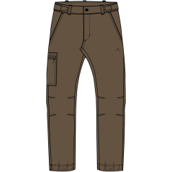 Whistler Levanger Casual Outdoorhose Herren 5370 - teak S