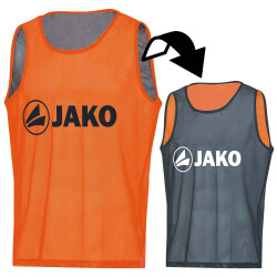JAKO Wende-Markierungshemdchen neonorange/steingrau Bambini