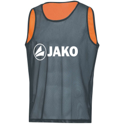 JAKO Wende-Markierungshemdchen neonorange/steingrau Senior