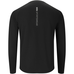 SOS Pillar Tech langarm Trainingsshirt Herren 1001 - black S