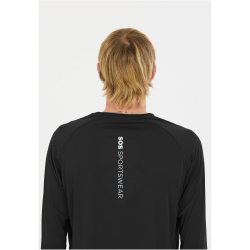 SOS Pillar Tech langarm Trainingsshirt Herren 1001 - black S