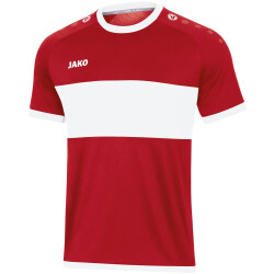 JAKO Boca kurzarm Trikot chili rot/weiß 128