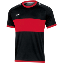 JAKO Boca kurzarm Trikot schwarz/sportrot 128