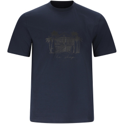 nou Cahn Graphic T-Shirt Herren 2101 - dark sapphire S