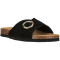 nou Jaca Leder Kork Sandalen Damen 1001 - black 37