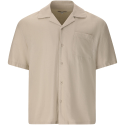 nou Dalan kurzarm Leinenhemd Herren 1308 - nou sand S