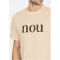 nou Sadil Graphic T-Shirt Herren 1310 - almond milk M