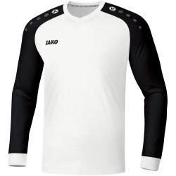 JAKO Champ 2.0 langarm Trikot weiß/schwarz 116
