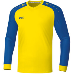 JAKO Champ 2.0 langarm Trikot citro/sportroyal 116