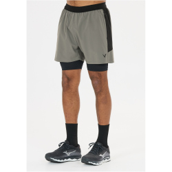 VIRTUS Dylan V2 2in1 Trainingsshorts Herren 1013 - gunmetal M