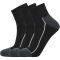3er Pack VIRTUS Nolly Quarter Socken Herren 1001 - black 35-38