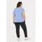 Q SPORTSWEAR Misha Trainingsshirt Damen 4370 - hydrangea 42