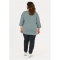 Q SPORTSWEAR Jenirei Soft Touch 3/4-Trainingsshirt Damen 1047 - trooper 50