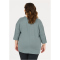 Q SPORTSWEAR Jenirei Soft Touch 3/4-Trainingsshirt Damen 1047 - trooper 50
