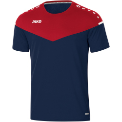 JAKO Champ 2.0 T-Shirt Damen marine/chili rot 34