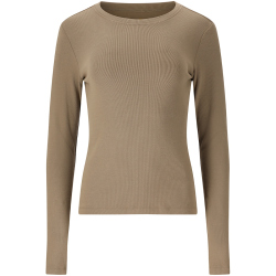 Athlecia Lenga Rib Langarmshirt Damen 1313 - laurel oak 34