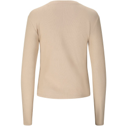 Athlecia Lenga Rib Langarmshirt Damen 1106 - oatmeal 34