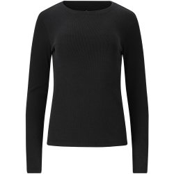 Athlecia Lenga Rib Langarmshirt Damen 1001 - black 34
