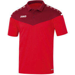 JAKO Champ 2.0 Poloshirt rot/weinrot 152