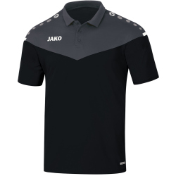 JAKO Champ 2.0 Poloshirt schwarz/anthrazit 152