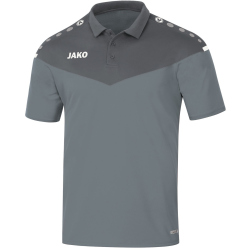 JAKO Champ 2.0 kurzarm Poloshirt Damen steingrau/anthra...