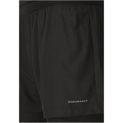 ENDURANCE Less 2in1 Trainingsshorts Herren 1001 - black S