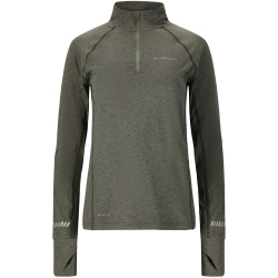 ENDURANCE Canna V2.0 Melange 1/2-Zip Laufshirt Damen 1013...