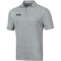 JAKO Base Poloshirt hellgrau meliert 164