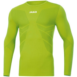 JAKO Comfort 2.0 langarm Funktionsshirt neongrün L
