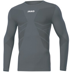 JAKO Comfort 2.0 langarm Funktionsshirt Kinder steingrau...
