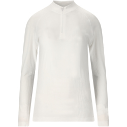 ENDURANCE Halen Seamless 1/4-Zip Midlayer Damen 1002A - white S/M
