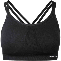 ENDURANCE Megan Seamless Melange Mid Support Sport-BH...