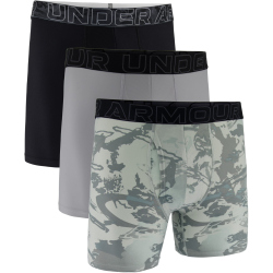 3er Pack UNDER ARMOUR Performance Tech Novelty 6" Boxershorts Herren