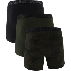 3er Pack UNDER ARMOUR Performance Cotton Print 6" Boxershorts Herren