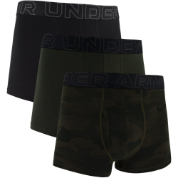 3er Pack UNDER ARMOUR Performance Cotton Print 3" Boxershorts Herren