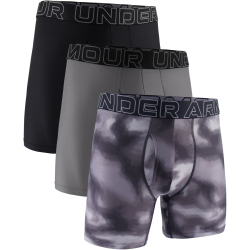 3er Pack UNDER ARMOUR Performance Tech Mesh Print 6" Boxershorts Herren