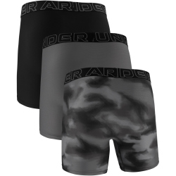 3er Pack UNDER ARMOUR Performance Tech Mesh Print 6" Boxershorts Herren
