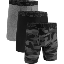 3er Pack UNDER ARMOUR Performance Tech Print 9" Boxershorts Herren