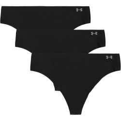 3er Pack UNDER ARMOUR Pure Stretch No-Show Solid String Damen