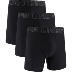 3er Pack UNDER ARMOUR Performance Tech Mesh Solid 6" Boxershorts Herren