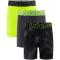 3er Pack UNDER ARMOUR Performance Tech Print Boxershorts Jungen 730 - hi-vis yellow S (8-9 Jahre)